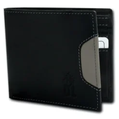 DrachenLeder schwarz Echtleder Portemonnaie Brieftasche Herren OPT002S