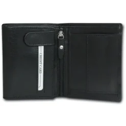 DrachenLeder schwarz Echtleder Portemonnaie Brieftasche Herren OPT102S