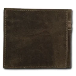 DrachenLeder Vintage braun Echtleder Portemonnaie Brieftasche Herren OPT083N