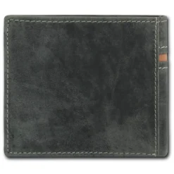 DrachenLeder Vintage grau, braun Echtleder Portemonnaie Brieftasche Herren OPT081K