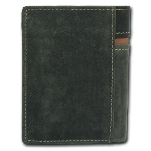 DrachenLeder Vintage grau, braun Echtleder Portemonnaie Brieftasche Herren OPT082K