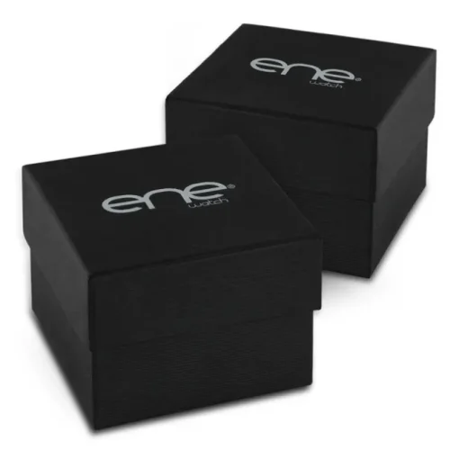 Ene Watch Modell 107 Man, schwarz, 48mm, Silikon-Armband UE72548
