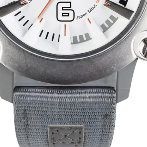 Ene Watch Modell 110 steel/grau, 51mm, Nylon-Armband UE72418