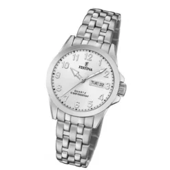 Festina Damen Armbanduhr Klassik F20455/1 Quarz Edelstahl silber UF20455/1