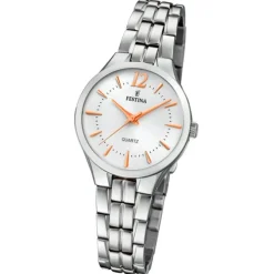 Festina Damen Armband-Uhr F20216/1 Quarz Edelstahl silber UF20216/1