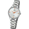Festina Damen Armband-Uhr F20218/1 Quarz Edelstahl silber UF20218/1