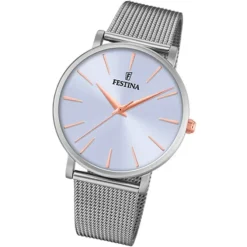 Festina Damen Armbanduhr Ladies Classic F20475/3 Edelstahl silber UF20475/3