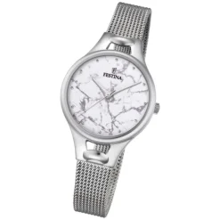 Festina Damen Armbanduhr Mademoiselle F16950/E Quarz Edelstahl silber UF16950/E