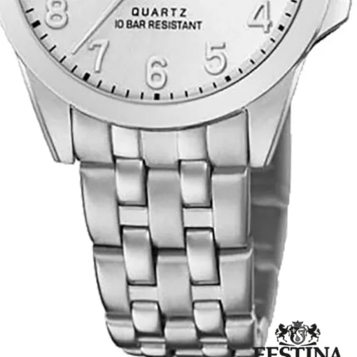 Festina Damen Armbanduhr Klassik F20455/1 Quarz Edelstahl silber UF20455/1