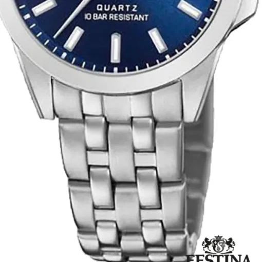 Festina Damen Armbanduhr Klassik F20455/3 Quarz Edelstahl silber UF20455/3