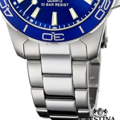 Festina Damen Armbanduhr Boyfriend F20503/3 Analog Edelstahl silber UF20503/3