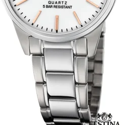 Festina Damen Armbanduhr Klassik F20509/2 Analog Edelstahl silber UF20509/2