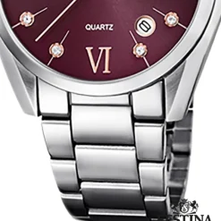 Festina Damen Armbanduhr Boyfriend F16790/E Quarz Edelstahl silber UF16790/E
