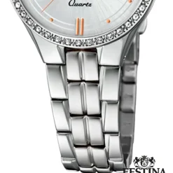 Festina Damen Armband-Uhr F20218/1 Quarz Edelstahl silber UF20218/1