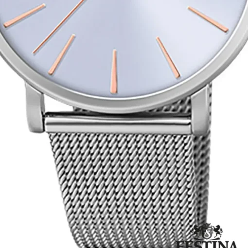 Festina Damen Armbanduhr Ladies Classic F20475/3 Edelstahl silber UF20475/3