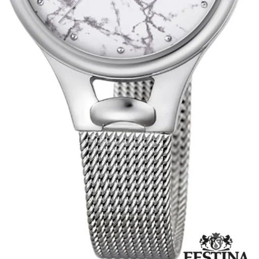 Festina Damen Armbanduhr Mademoiselle F16950/E Quarz Edelstahl silber UF16950/E