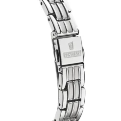 Festina Damen Armbanduhr Swiss Made F20006/2 Quarz Edelstahl silber UF20006/2