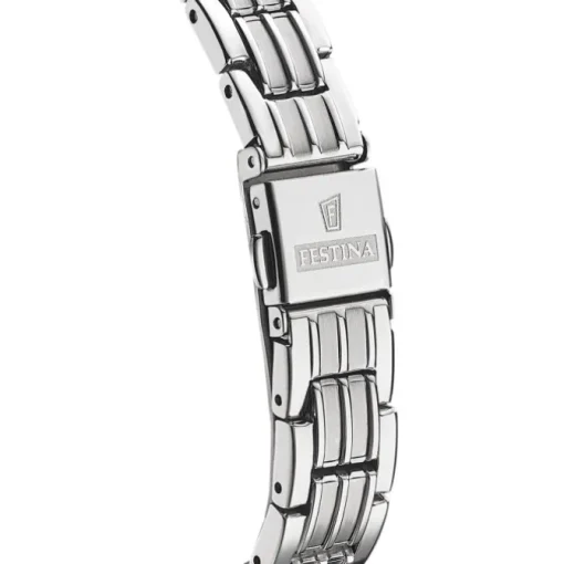 Festina Damen Armbanduhr Swiss Made F20006/2 Quarz Edelstahl silber UF20006/2