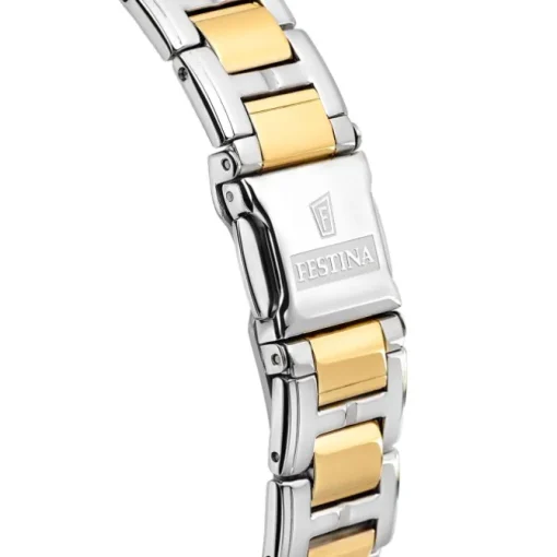 Festina Damen Armbanduhr Boyfriend F20402/1 Quarz Edelstahl silber UF20402/1