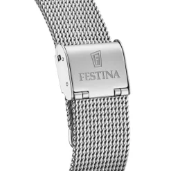 Festina Damen Armbanduhr Ladies Classic F20475/2 Edelstahl silber UF20475/2