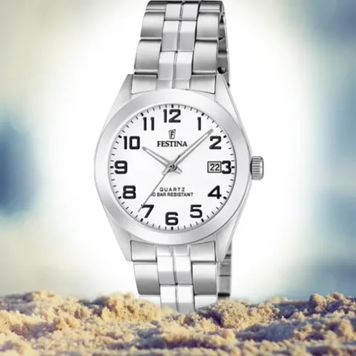 Festina Damen Armbanduhr Klassik F20438/1 Quarz Edelstahl silber UF20438/1
