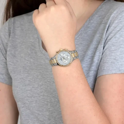 Festina Damen Armbanduhr Boyfriend F20402/1 Quarz Edelstahl silber UF20402/1