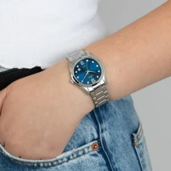 Festina Damen Armbanduhr Boyfriend F16790/C Quarz Edelstahl silber UF16790/C