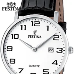 FESTINA Damen-Armbanduhr analog Quarz Leder Klassik Uhr UF16477/1