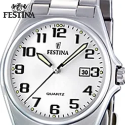 FESTINA Damen-Armbanduhr analog Quarz Edelstahl Klassik Uhr UF16375/9