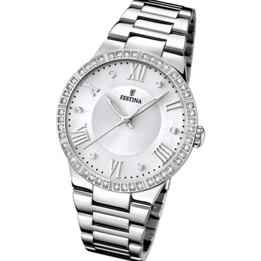 FESTINA Damen-Armbanduhr Mademoiselle analog Quarz Edelstahl UF16719/1