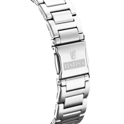 FESTINA Damen-Armbanduhr Mademoiselle Analog Quarz Edelstahl silber UF16719/3