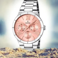 FESTINA Damen-Armbanduhr Mademoiselle analog Quarz Edelstahl UF16716/3