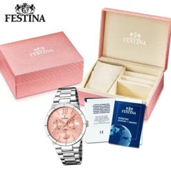 FESTINA Damen-Armbanduhr Mademoiselle analog Quarz Edelstahl UF16716/3