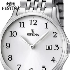 FESTINA Damen/Herren-Armbanduhr Klassik analog Quarz Edelstahl UF16748/1
