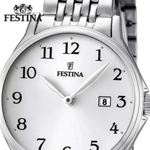 FESTINA Damen/Herren-Armbanduhr Klassik analog Quarz Edelstahl UF16748/1