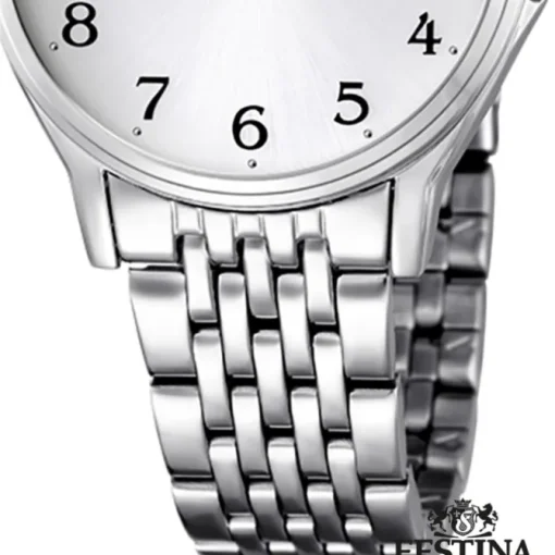 FESTINA Damen/Herren-Armbanduhr Klassik analog Quarz Edelstahl UF16748/1