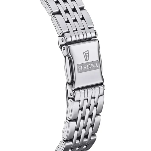FESTINA Damen/Herren-Armbanduhr Klassik analog Quarz Edelstahl UF16748/1
