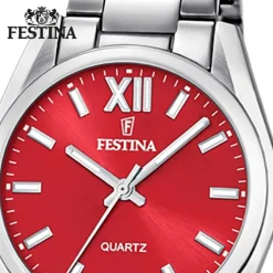 Festina Damenuhr Boyfriend F20622/B Armbanduhr Edelstahl silber UF20622/B