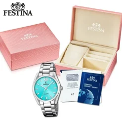 Festina Damenuhr Boyfriend F20622/D Armbanduhr Edelstahl silber UF20622/D