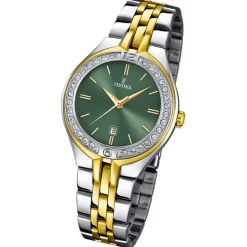 Festina Damenuhr Edelstahl silber gold Festina Mademoiselle Armbanduhr UF16868/4