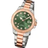 Festina Damenuhr Edelstahl silber gold Festina Boyfriend Armbanduhr UF20505/4