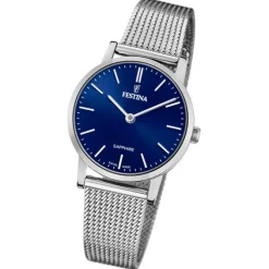 Festina Damenuhr Edelstahl silber Festina Swiss Made Armbanduhr UF20015/2