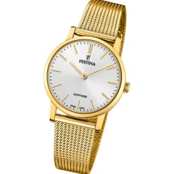 Festina Damenuhr Edelstahl gold Festina Swiss Made Armbanduhr UF20023/1
