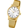Festina Damenuhr Edelstahl gold Festina Swiss made Armbanduhr UF20023/4