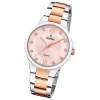 Festina Damenuhr Edelstahl silber rosé Festina Boyfriend Armbanduhr UF20612/2