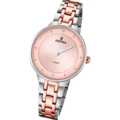 Festina Damenuhr Edelstahl silber rosé Festina Mademoiselle Armbanduhr UF20626/2