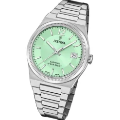 Festina Damenuhr Edelstahl silber Festina Swiss made Armbanduhr UF20035/3