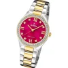 Festina Damenuhr Edelstahl silber gold Festina Solar Energy Solaruhr UF20659/3
