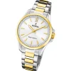 Festina Damenuhr Edelstahl silber gold Festina Solar Energy Solaruhr UF20655/2