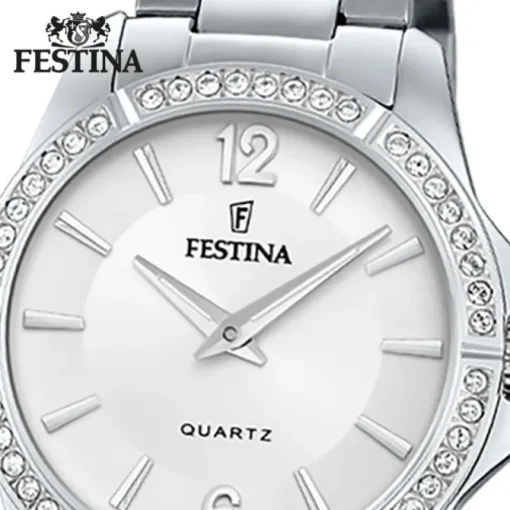 Festina Damenuhr Edelstahl silber Festina Mademoiselle Armbanduhr UF20593/1